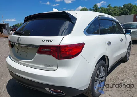2014 Acura Mdx Technology Package из США, поврежденный, VIN 5FRYD4H49EB022754